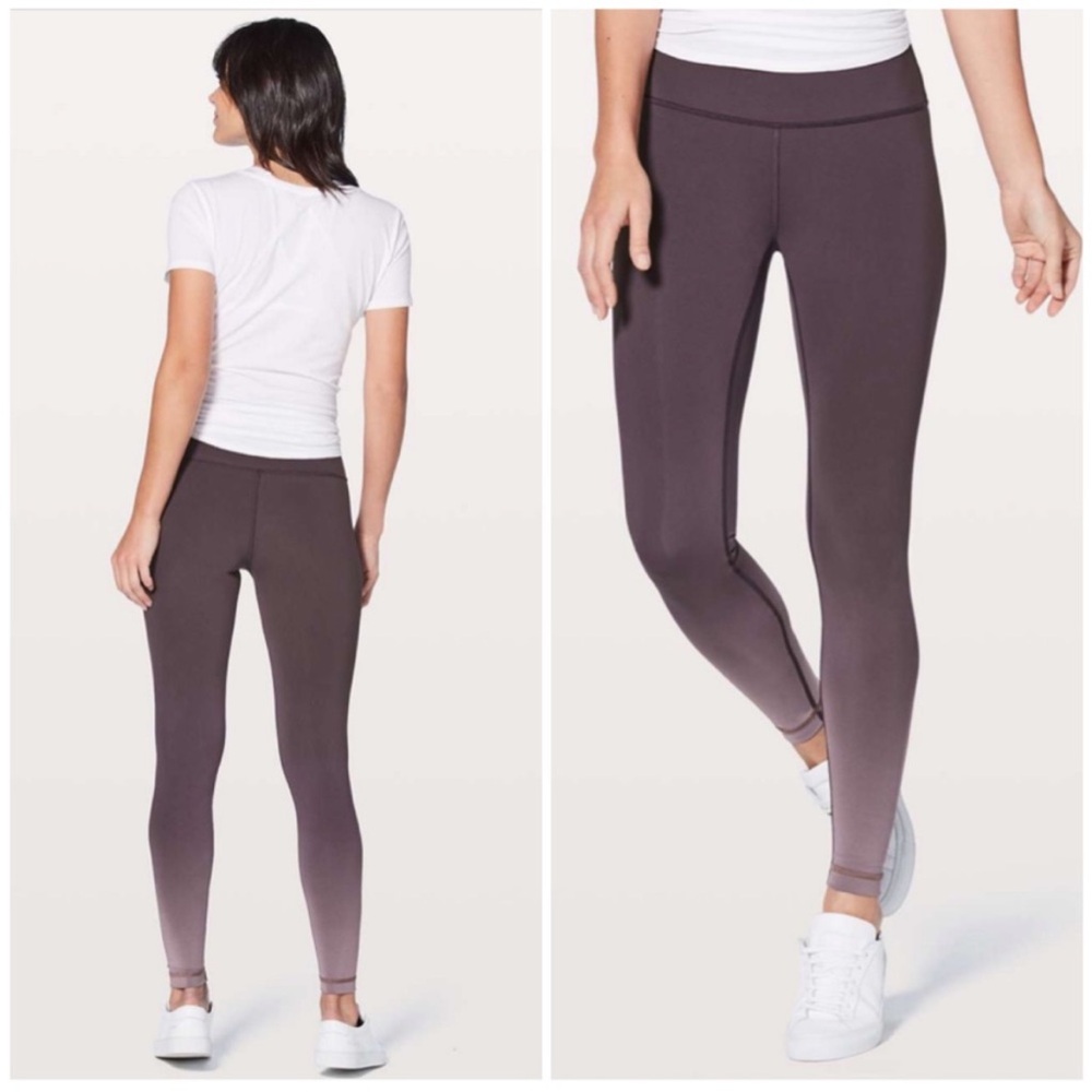 Like-New Lululemon high waisted ombré leggings